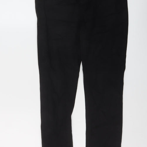 Denim & Co. Womens Black Cotton Skinny Jeans Size 12 L27 in Regular Button
