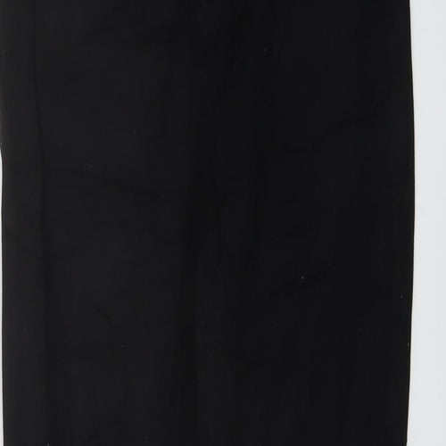Denim & Co. Womens Black Cotton Skinny Jeans Size 12 L27 in Regular Button