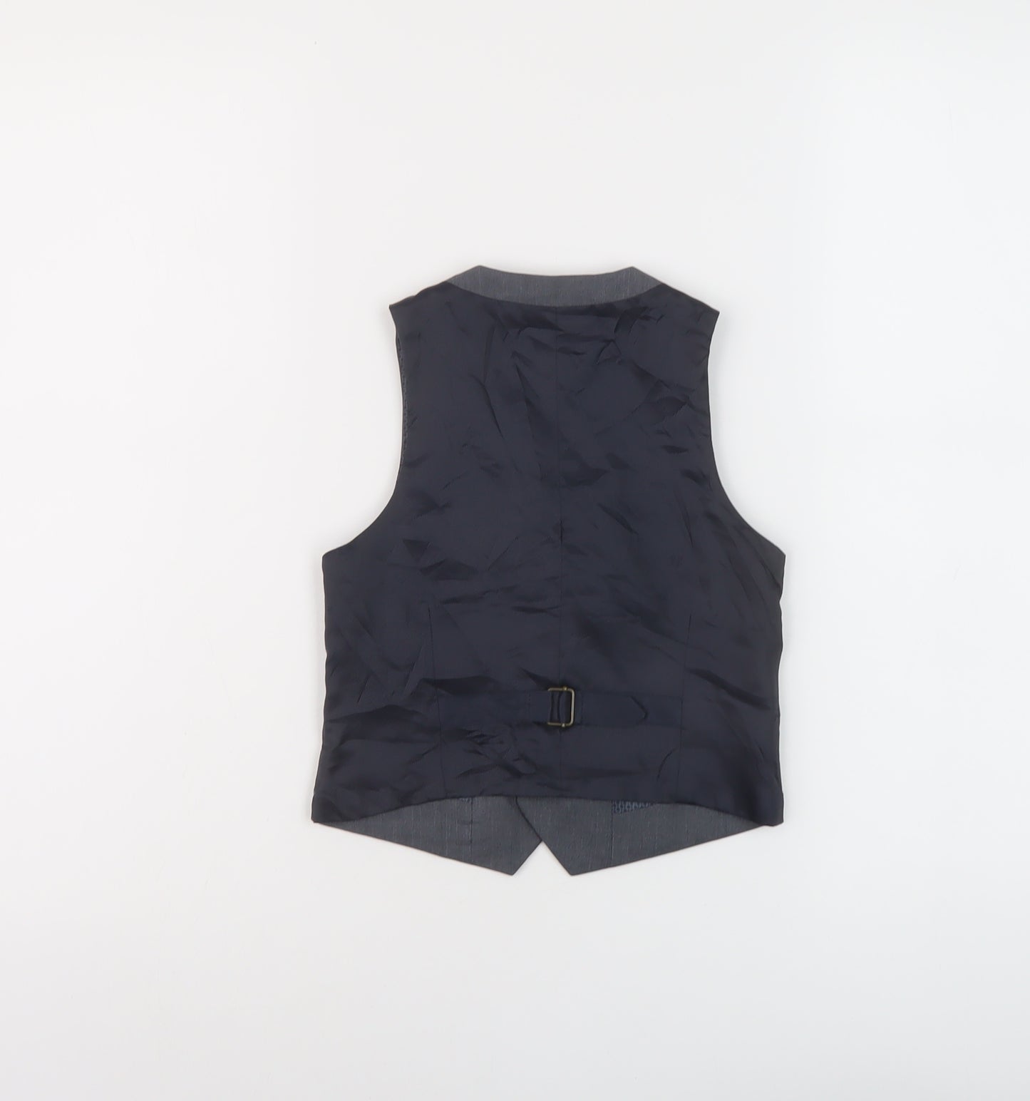 Finest Quality Boys Grey Jacket Waistcoat Size 4 Years Button
