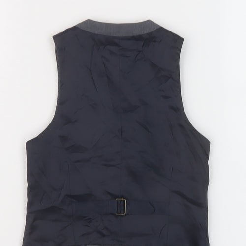 Finest Quality Boys Grey Jacket Waistcoat Size 4 Years Button