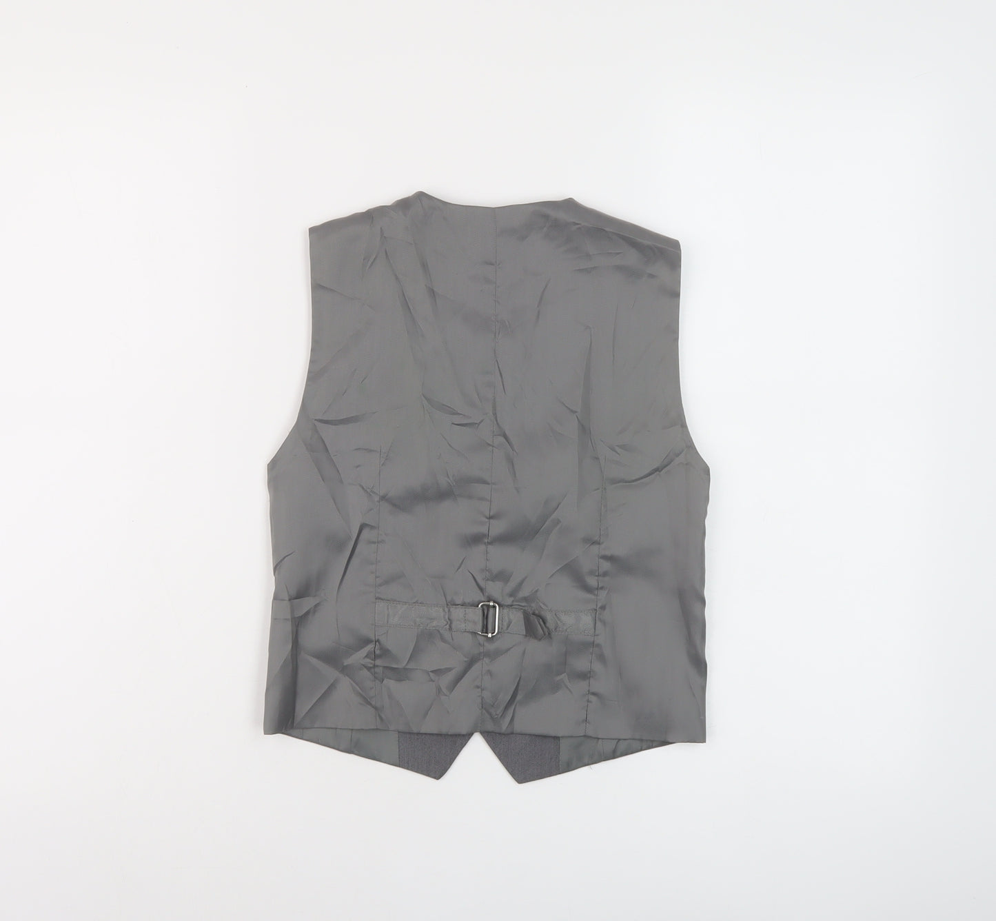 NEXT Boys Grey Jacket Waistcoat Size 8 Years Button