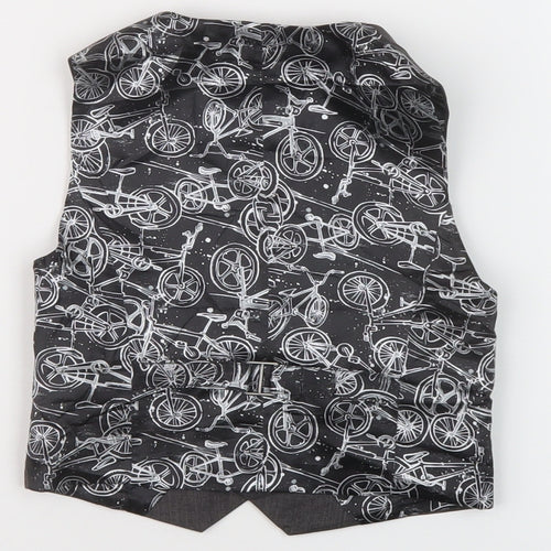 RJR.John Rocha Boys Grey Jacket Waistcoat Size 6 Years Button