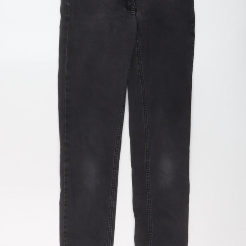 Madeline Womens Grey Cotton Skinny Jeans Size 24 in L30 in Regular Button