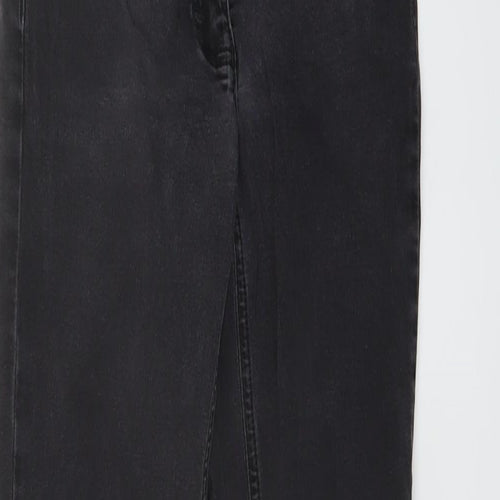 Madeline Womens Grey Cotton Skinny Jeans Size 24 in L30 in Regular Button