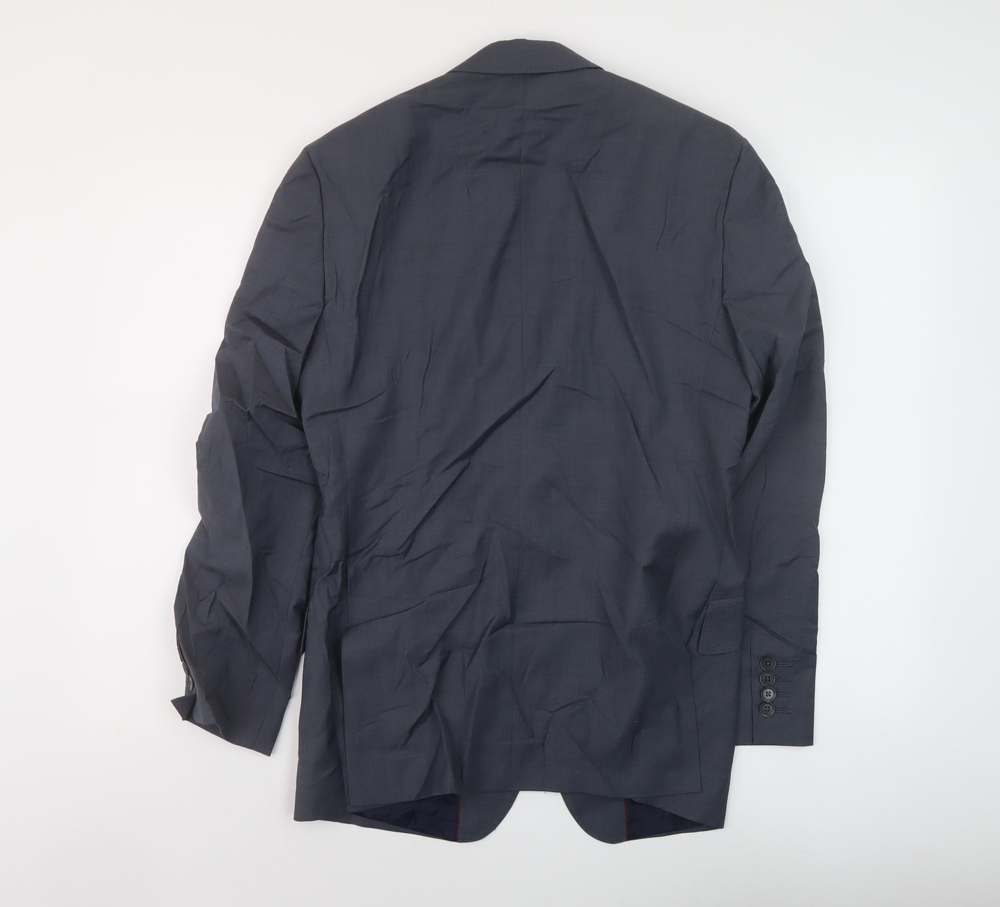 NEXT Mens Blue Wool Jacket Suit Jacket Size S Regular