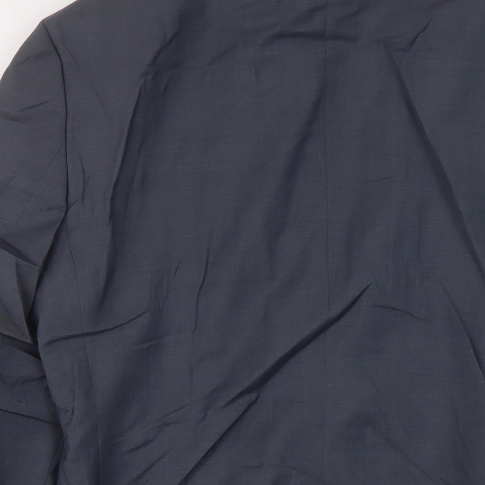 NEXT Mens Blue Wool Jacket Suit Jacket Size S Regular