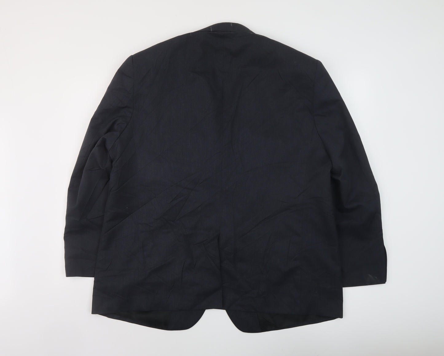 Marks and Spencer Mens Blue Polyester Jacket Suit Jacket Size XL Regular