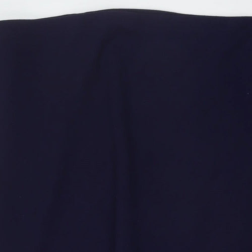 Marks and Spencer Womens Blue Polyester A-Line Skirt Size 20