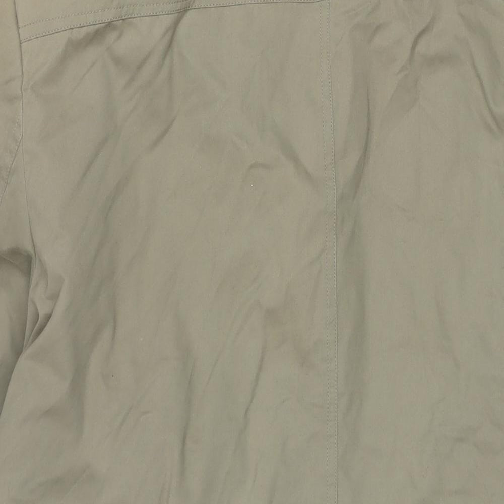 Peter Christian Mens Beige Trench Coat Coat Size XL Button