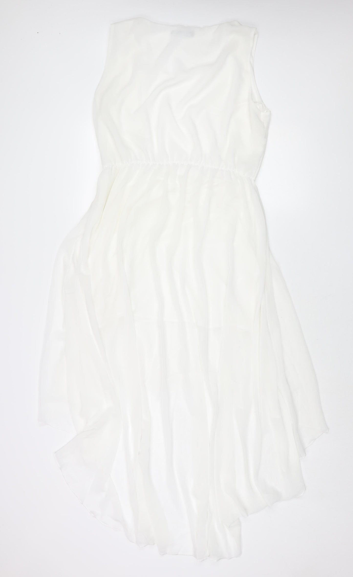 Select Womens White Polyester Shift Size 18 Scoop Neck Pullover