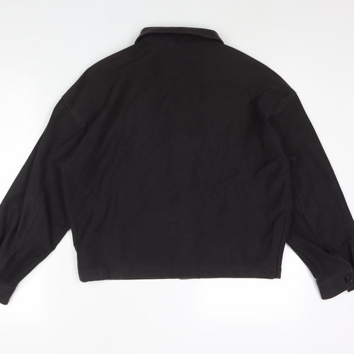 Uniqlo Womens Black Jacket Size L Button