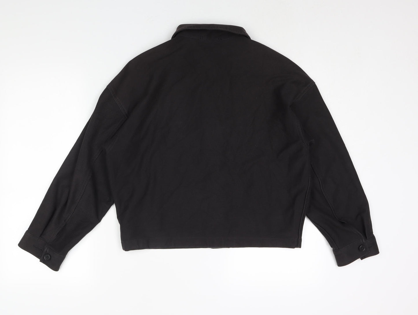 Uniqlo Womens Black Jacket Size L Button