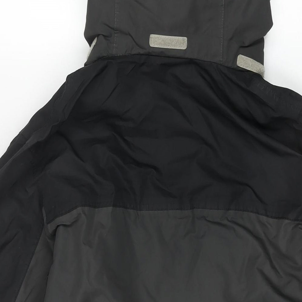 Regatta Mens Green Rain Coat Coat Size S Zip - Drawstring Waterproof Beathable Colourblock