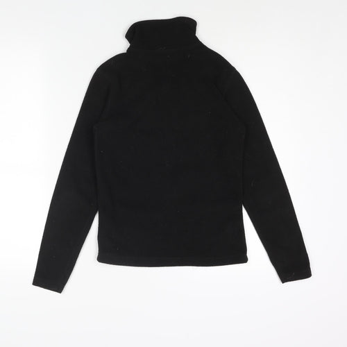 Regatta Womens Black Polyester Pullover Sweatshirt Size 8 Zip - Logo