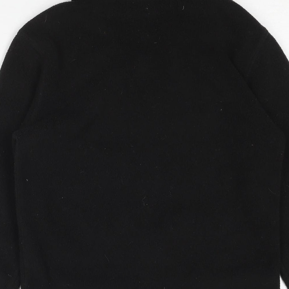 Regatta Womens Black Polyester Pullover Sweatshirt Size 8 Zip - Logo