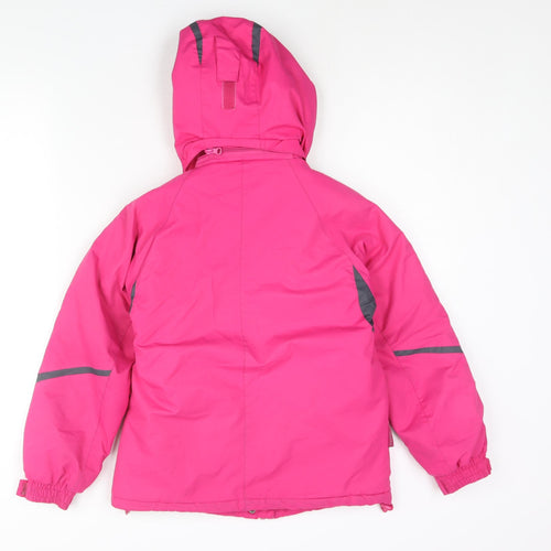 Parallel Girls Pink Ski Jacket Jacket Size 9-10 Years Zip - Wateproof Breathable