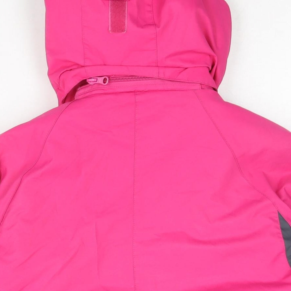 Parallel Girls Pink Ski Jacket Jacket Size 9-10 Years Zip - Wateproof Breathable