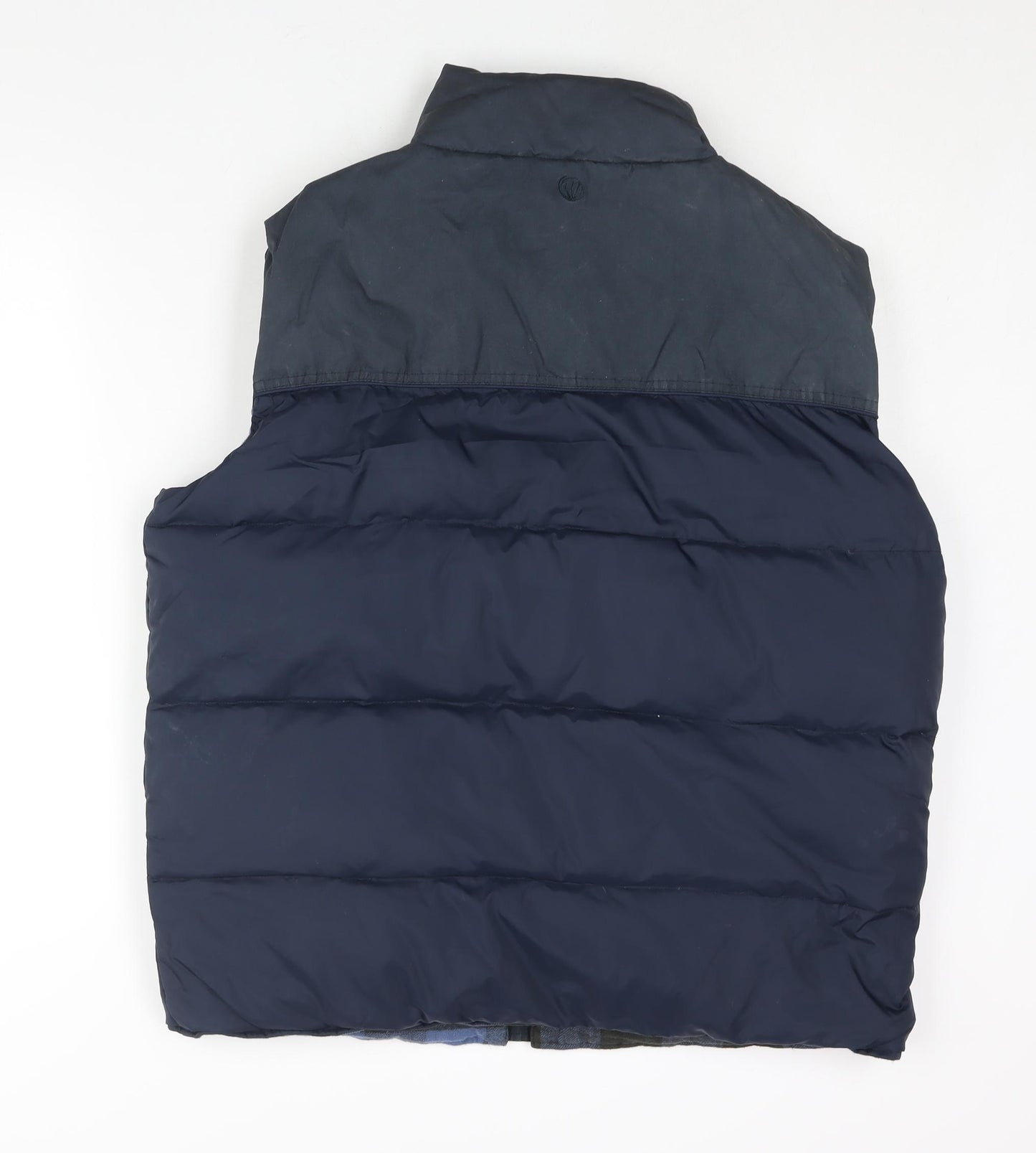 Fat Face Mens Blue Gilet Coat Size XL Zip