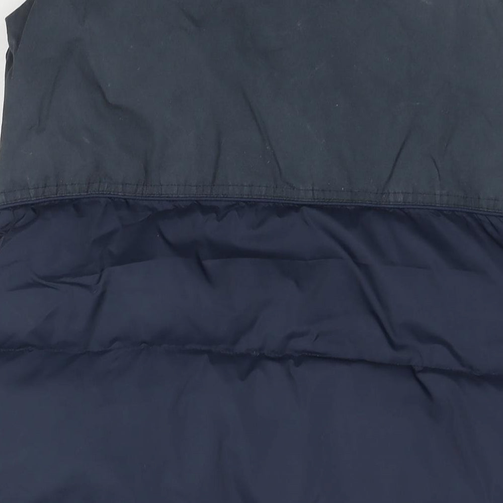 Fat Face Mens Blue Gilet Coat Size XL Zip