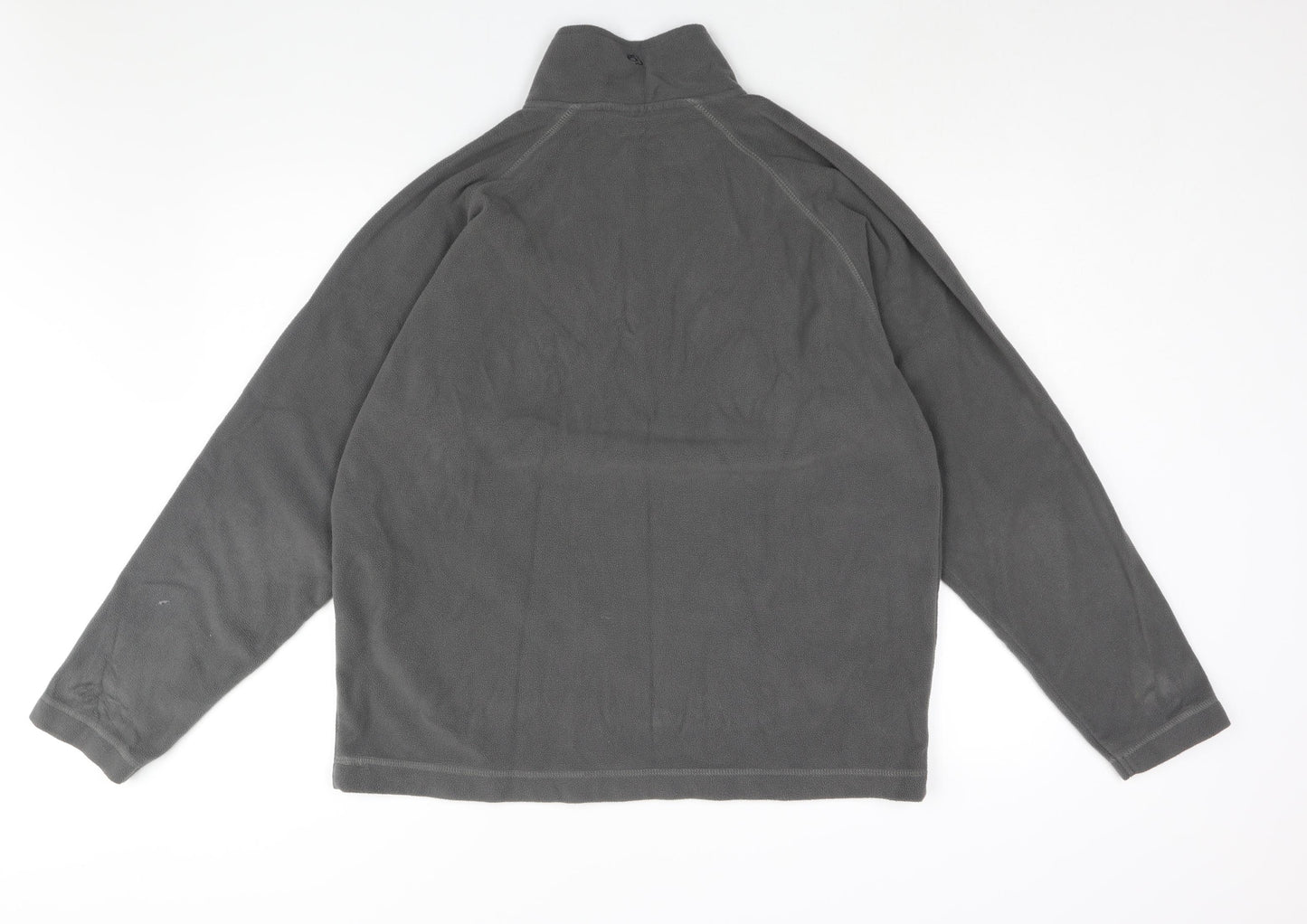 Craghoppers Mens Grey Polyester Henley Sweatshirt Size L - Logo