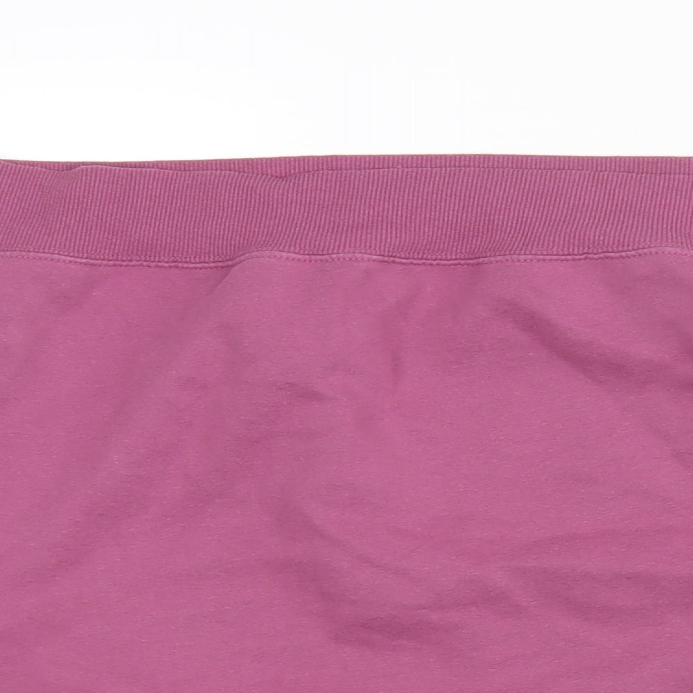 Divided by H&M Womens Purple Cotton Pullover Sweatshirt Size L Pullover - Mount Rainier National Forest