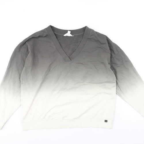 Marks and Spencer Womens Grey Cotton Pullover Sweatshirt Size XS Pullover - Ombre