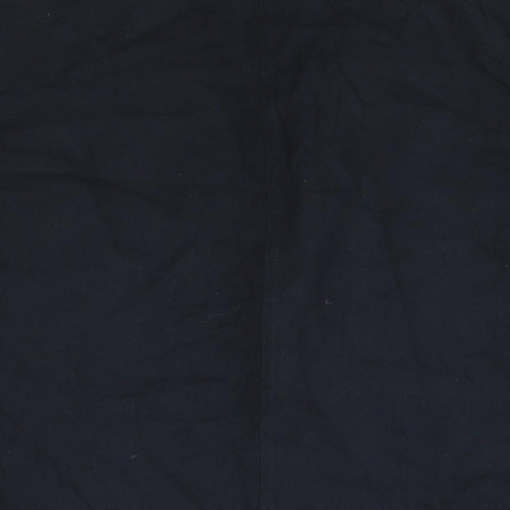 Marks and Spencer Mens Blue Linen Jacket Suit Jacket Size 42 Regular