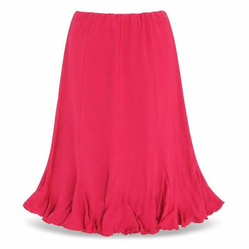 Saloos Womens Pink Polyester Trumpet Skirt Size M - Elasticated Waist