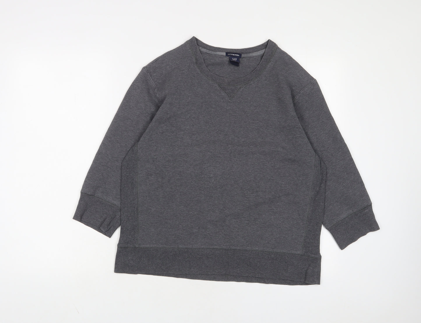 Gap Womens Grey Cotton Pullover Sweatshirt Size L Pullover