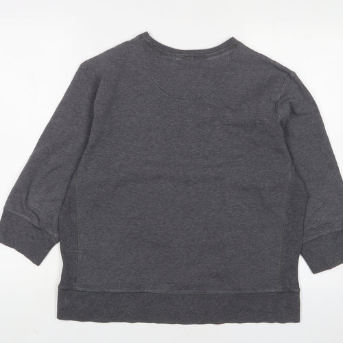 Gap Womens Grey Cotton Pullover Sweatshirt Size L Pullover