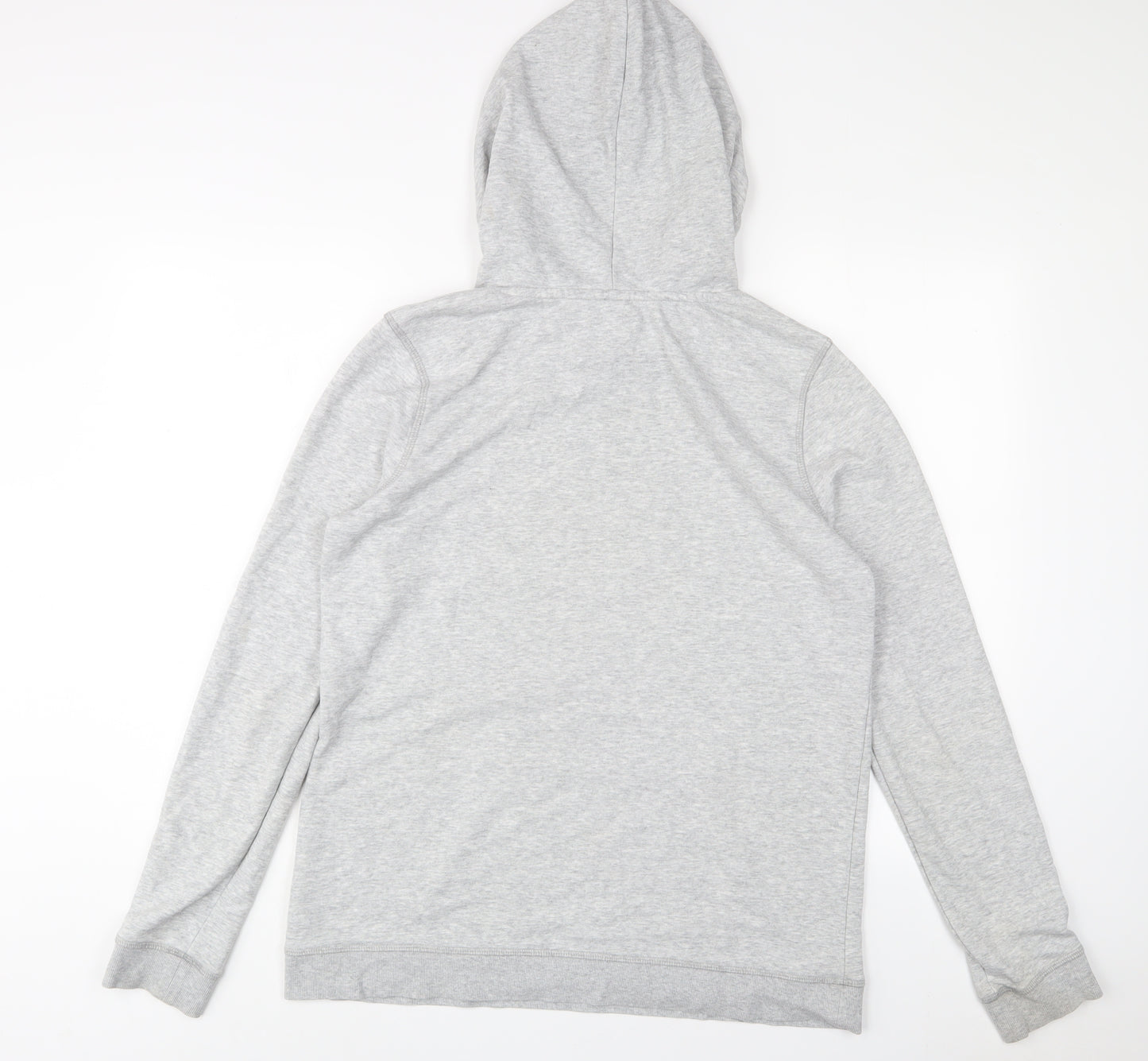ROXY Womens Grey Cotton Pullover Hoodie Size L Pullover