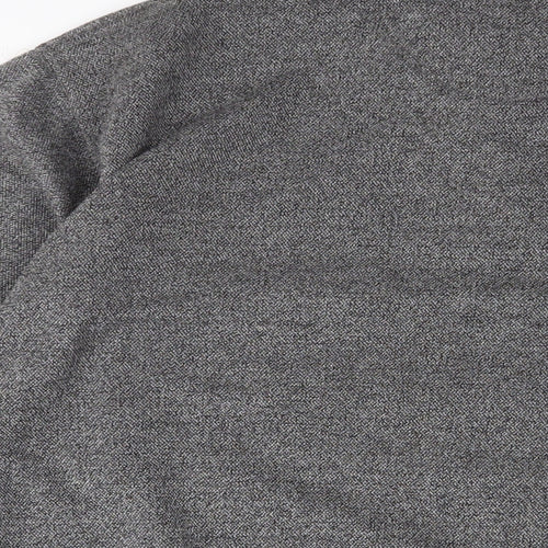 Cantani Mens Grey Cotton Polo Size 2XL Collared Zip