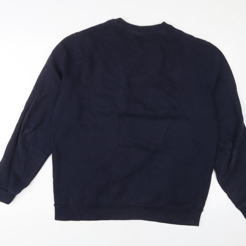 ASOS Mens Blue Cotton Pullover Sweatshirt Size M