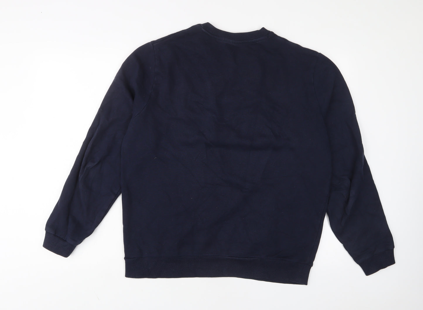 ASOS Mens Blue Cotton Pullover Sweatshirt Size M
