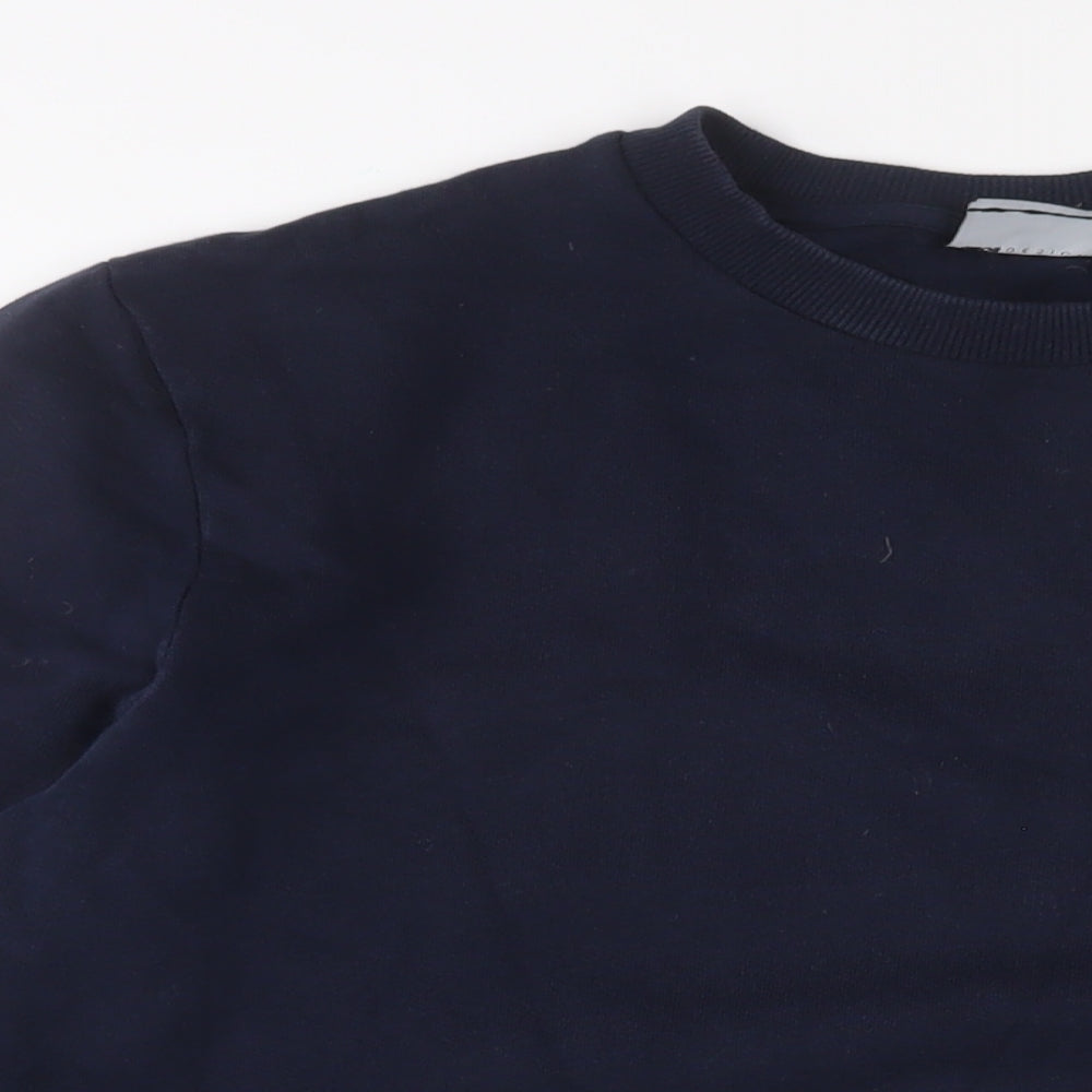 ASOS Mens Blue Cotton Pullover Sweatshirt Size M