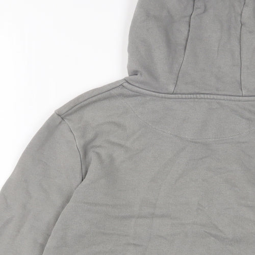 Marks and Spencer Boys Grey Cotton Pullover Hoodie Size 9-10 Years Pullover - Game Over