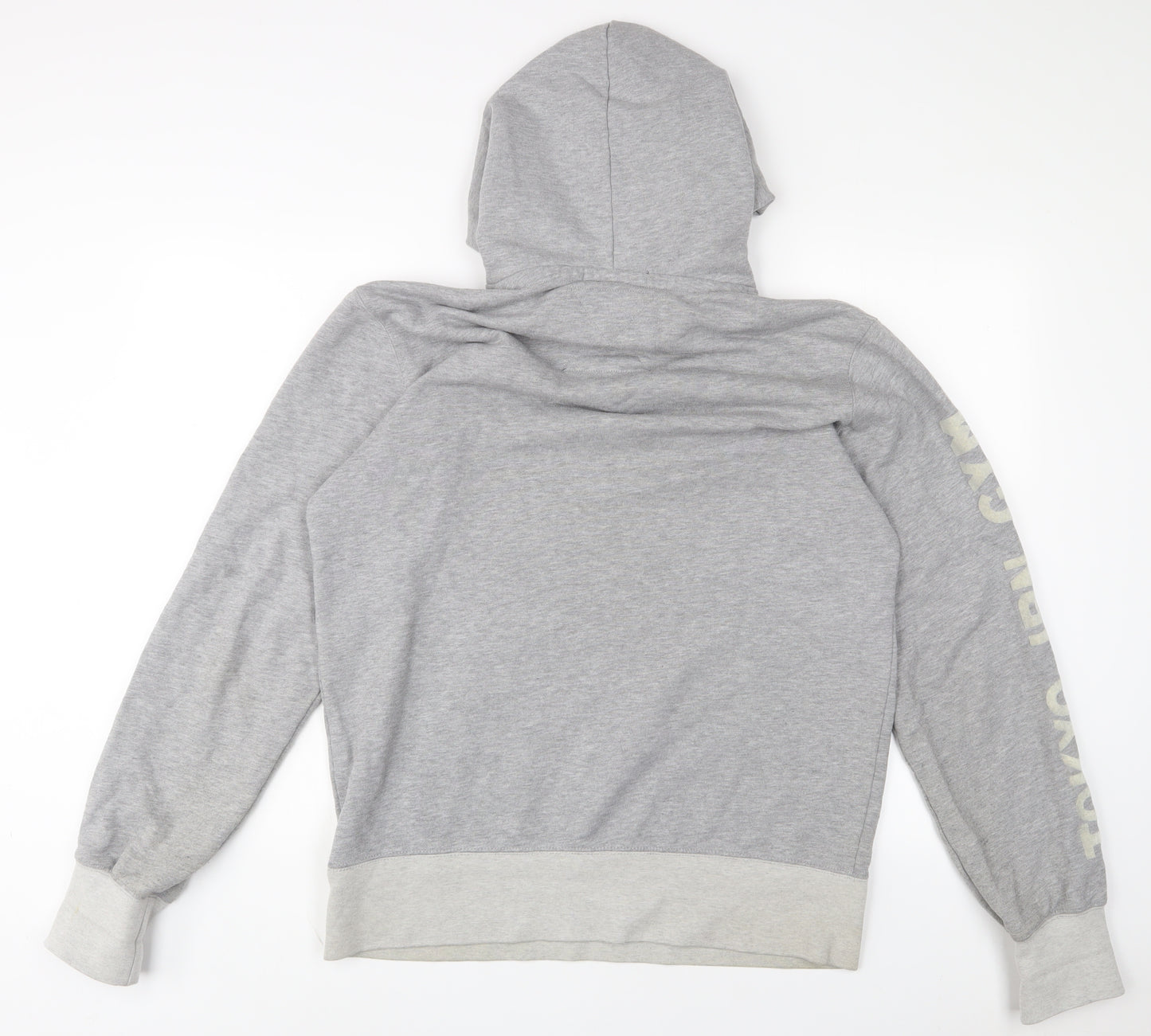 Superdry Mens Grey Cotton Pullover Hoodie Size XL