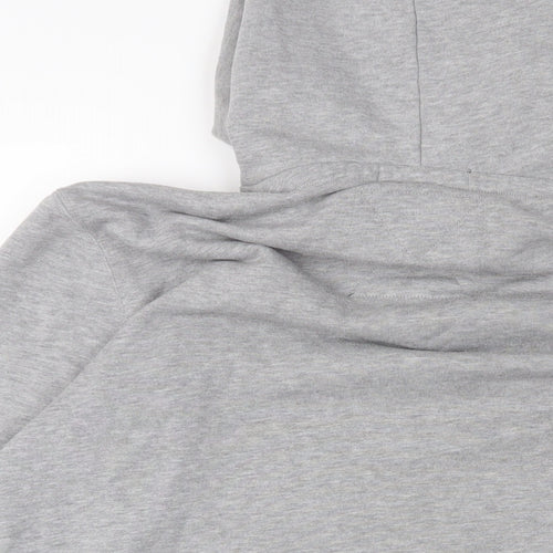 Superdry Mens Grey Cotton Pullover Hoodie Size XL
