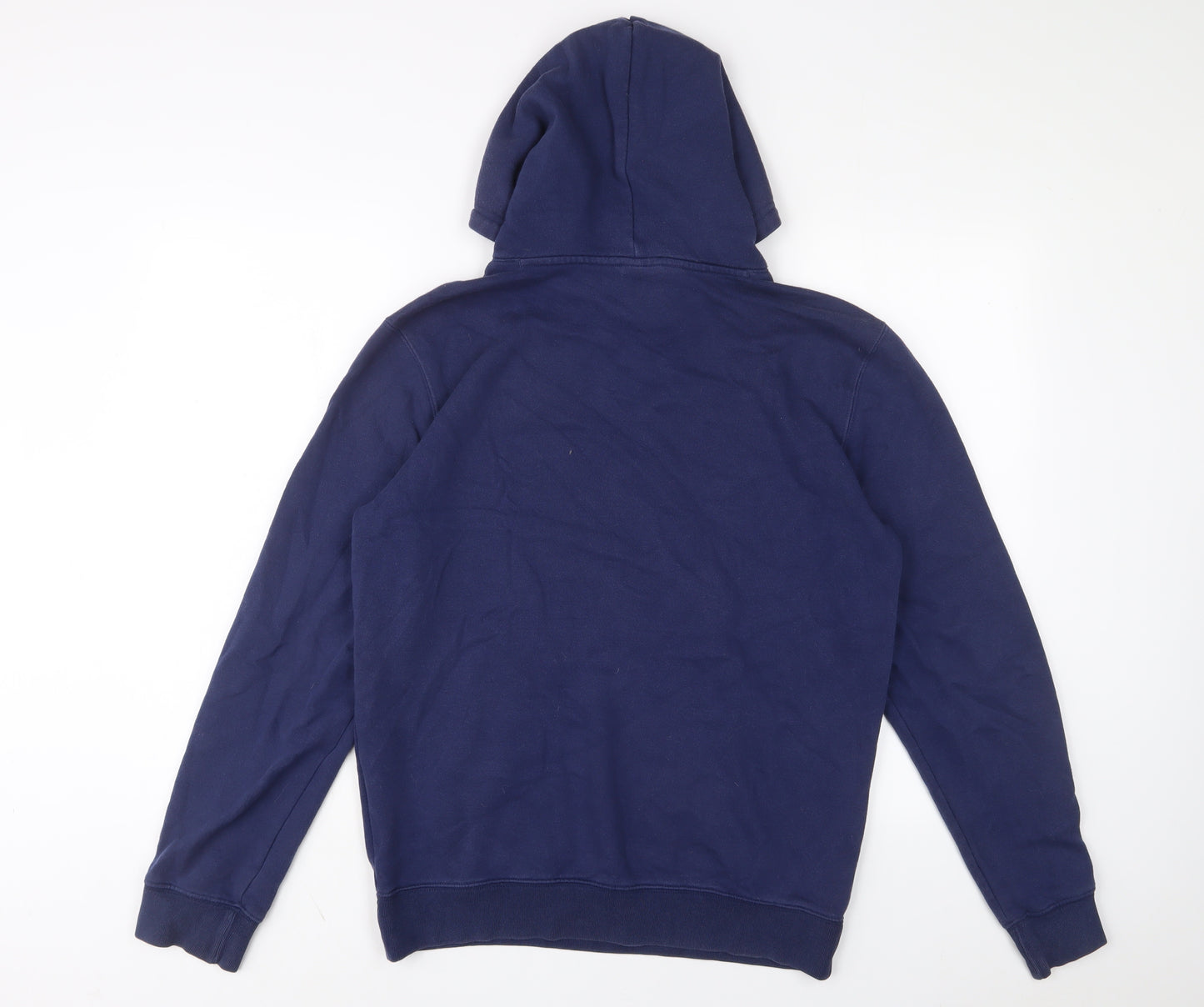 Champion Mens Blue Cotton Pullover Hoodie Size M - Logo