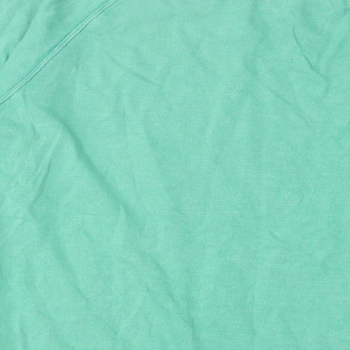 Marks and Spencer Womens Green Cotton Pullover Sweatshirt Size 16 Pullover