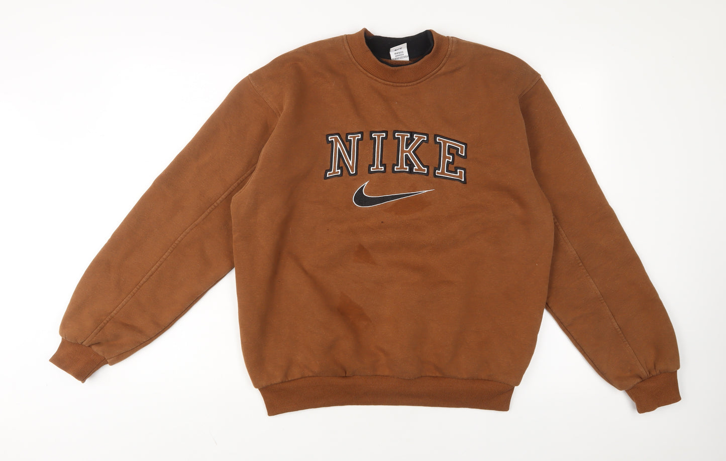 Nike Womens Brown Cotton Pullover Sweatshirt Size M Pullover