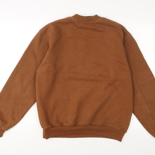 Nike Womens Brown Cotton Pullover Sweatshirt Size M Pullover