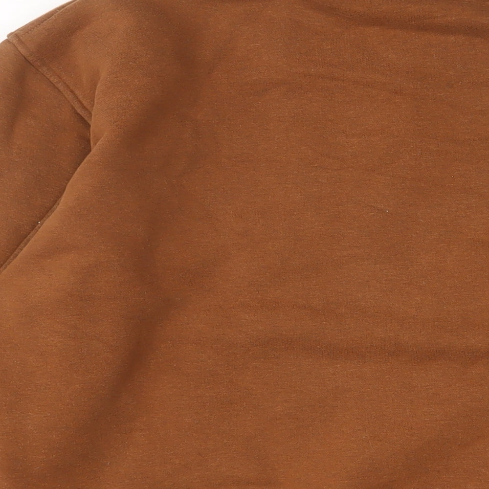 Nike Womens Brown Cotton Pullover Sweatshirt Size M Pullover