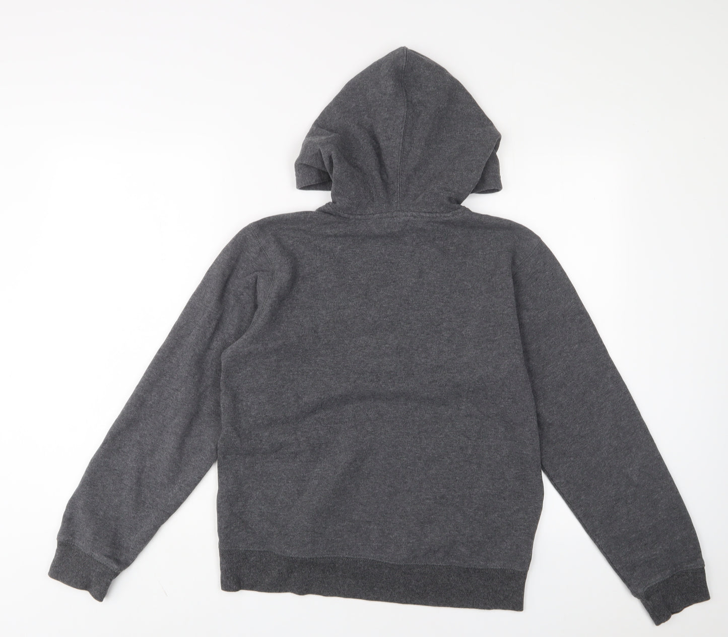 Champion Womens Grey Cotton Pullover Hoodie Size XL Pullover - Logo, Embroidered