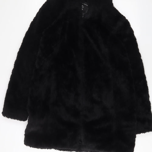 Dorothy Perkins Womens Black Jacket Size 12 Hook & Eye