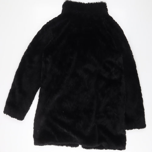Dorothy Perkins Womens Black Jacket Size 12 Hook & Eye