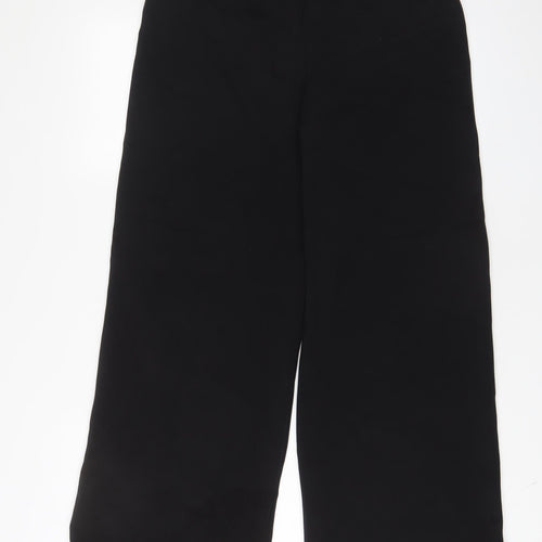 Stradivarius Womens Black Modal Jogger Trousers Size M L30 in Regular Drawstring