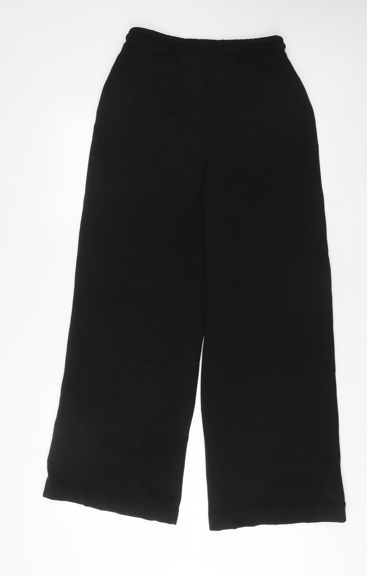 Stradivarius Womens Black Modal Jogger Trousers Size M L30 in Regular Drawstring