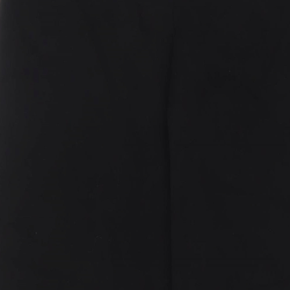 Stradivarius Womens Black Modal Jogger Trousers Size M L30 in Regular Drawstring