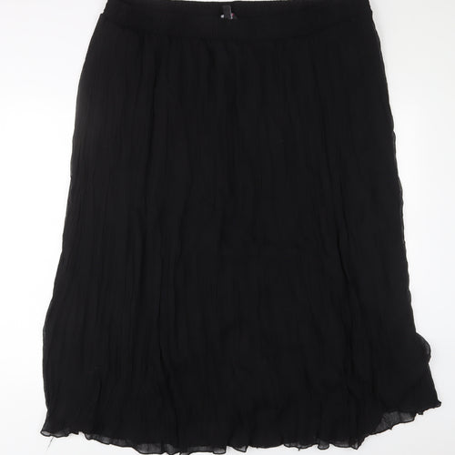 Marisota Womens Black Polyester A-Line Skirt Size 26